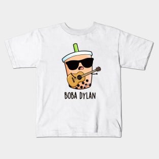 Boba Dylan Cute Boba Tea Pun Kids T-Shirt